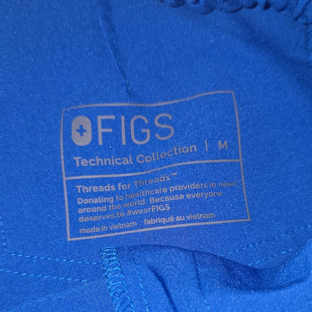 Figs Royal Blue Technical Collection Cargo Joggers.